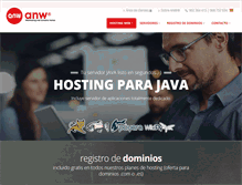 Tablet Screenshot of anw.es